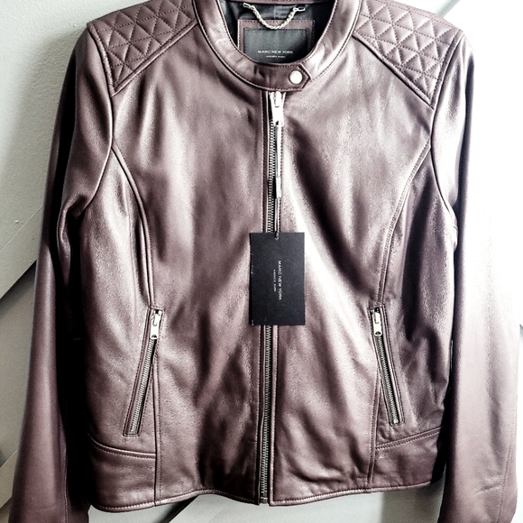 Marc New York Leather Jacket - Picture 1 of 4